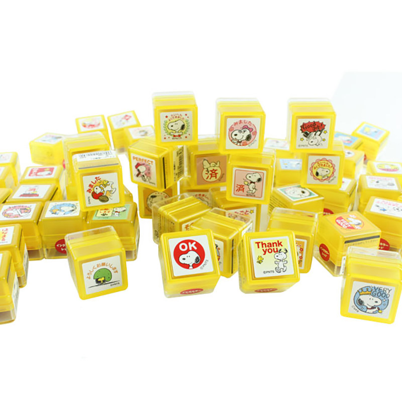 日本文具KODOMO NO KAO 史努比浸透印章 办公室系列 