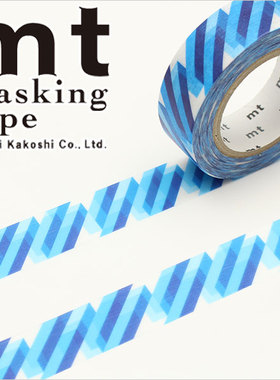 日本MT和纸胶带 2016AW 秋冬 MT DECO 15mm 蓝色晶体