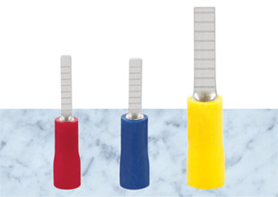 冷压 片形接线端子DBV1.25-14 扁针型预绝缘端头1000只