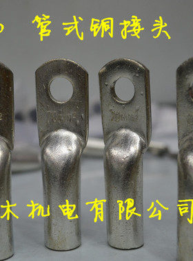 正品凤凰DTG镀锡厚件管式铜接头DTG-70MM2 铜鼻子 铜线耳  一只价