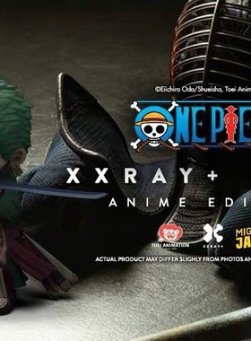 现货 Mighty Jaxx XXRAY Plus Zoro 海贼王索隆 潮玩手办 20cm