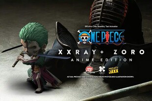 现货 Mighty Jaxx XXRAY Plus Zoro 海贼王索隆 潮玩手办 20cm