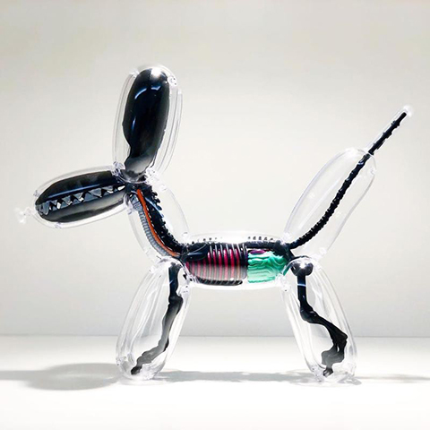 模型创意摆件气球狗模型创意摆件