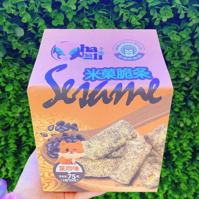 悦意哈哈狸米果脆条75克/盒