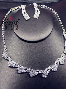 新款简约百搭新娘婚纱女韩式项链