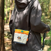 2025新款 帆布包潮酷户外出游单肩斜挎包男女童休闲包包超轻水桶包