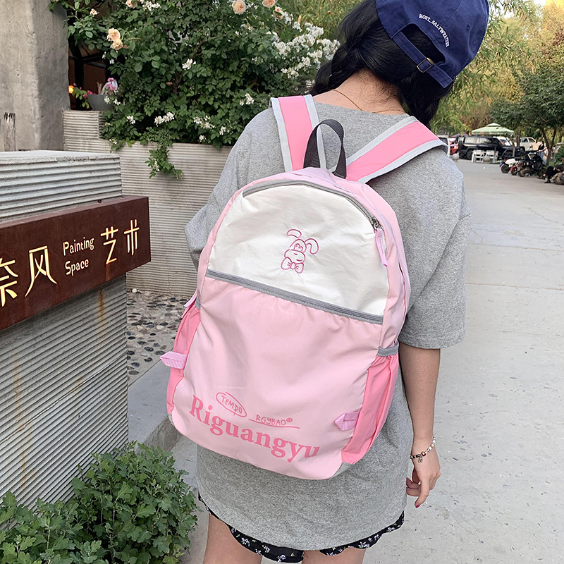 女童轻便出游背包洋气女孩中小学生开学书包一年级户外登山背包潮