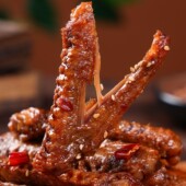 湘品娃爆辣鸭翅中鸭肉制品熟食下酒菜香辣夜宵解馋追剧零食小吃