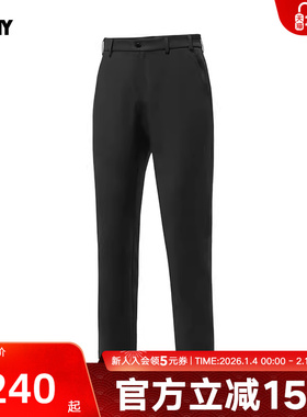 PONY1972波尼秋冬季新品潮流宽松保暖防泼水梭织长裤244M2UT10