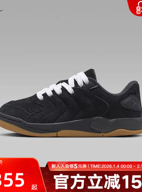 耐克童鞋Jordan SESSION休闲运动鞋复古低帮黑色板鞋IB5679-001
