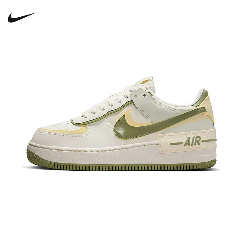 耐克女鞋Nike Air Force 1 AF1马卡龙白绿空军一号板鞋FN6335-101-封面