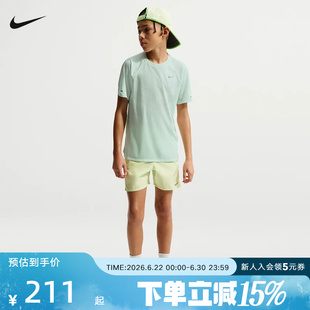 NIKE耐克Dri-FIT大童速干短袖上衣夏季新款短袖针织衫 IO0522-394
