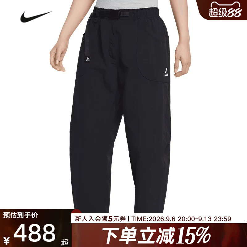耐克女梭织运动休闲长裤图片