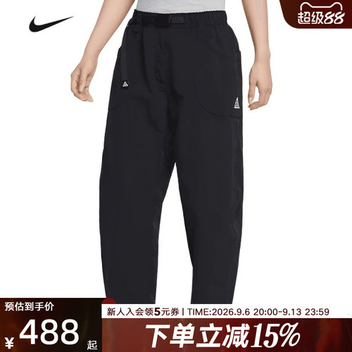 耐克女梭织运动休闲长裤
