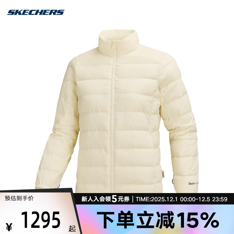 Skechers斯凯奇女士秋冬季防泼水三合一梭织外套 P425W127/05F0