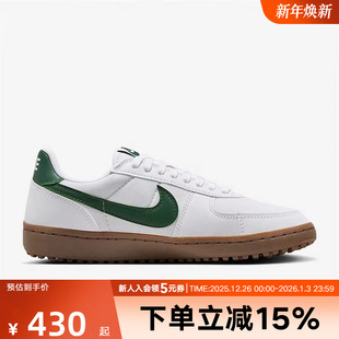 Field 华夫格底黑白FZ5593 General 低帮复古板鞋 103 耐克女鞋