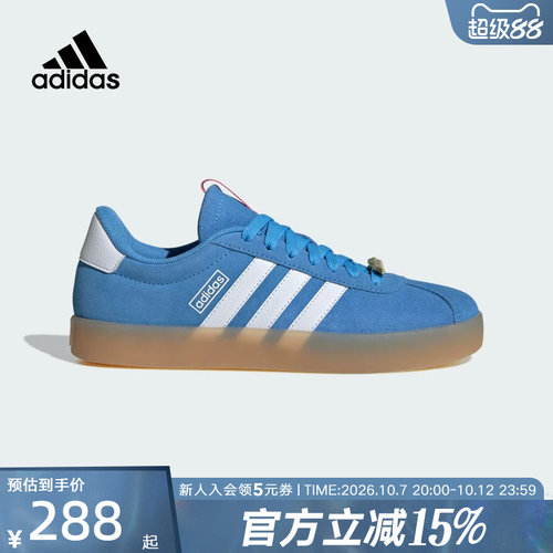adidas阿迪达斯女鞋VL COURT 3.0运动休闲鞋板鞋「T头鞋」ID9074