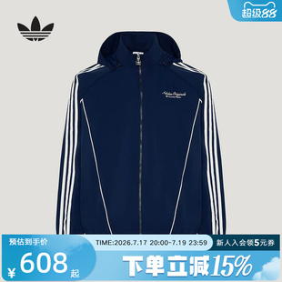 adidas阿迪达斯三叶草2026秋男街头风宽松运动夹克风衣外套KW5692