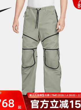 NIKE耐克TECH男裤秋冬季新款男子梭织时尚运动休闲长裤HJ0650-320