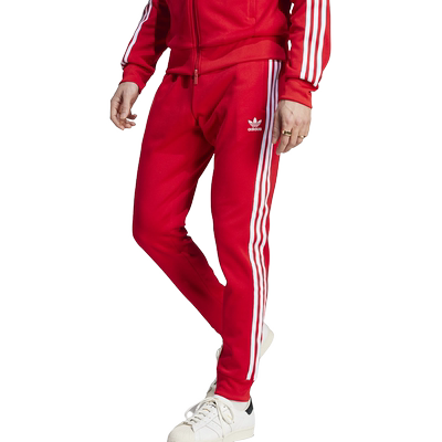 阿迪达斯三条纹宽松透气长裤