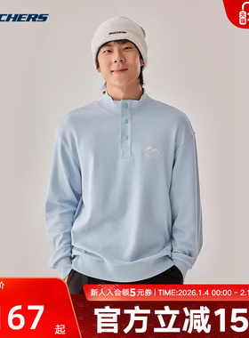 Skechers斯凯奇2025冬男长袖 P425M192-00FE