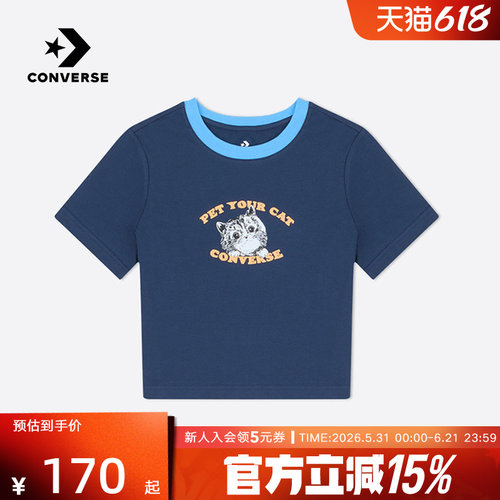 Converse匡威女子美式圆领T恤