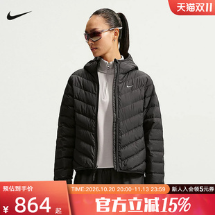 NIKE耐克女子羽绒服2026冬季新款保暖短款休闲羽绒夹克IF5884-010