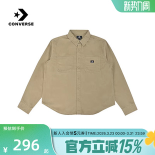 FAK 衬衣运动休闲百搭简约上衣MCJ562 Converse匡威新款 男子长袖