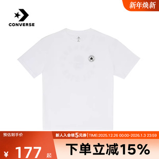 MCH691 Converse匡威25夏季 宽松休闲T恤 简约百搭圆领短袖 001 新款