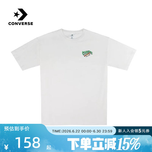 Converse匡威2026夏男士休闲运动时尚潮流宽松短袖T恤 MCJ751-W2Y