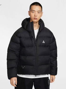 耐克ACG男子冬季新款户外保暖运动夹克黑色P棉棉服FV8911 FZ6762