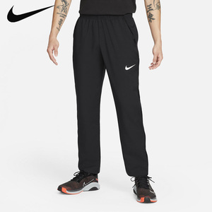 Nike耐克梭织男裤子春季新款DRI-FIT运动速干直筒长裤DM6627-010
