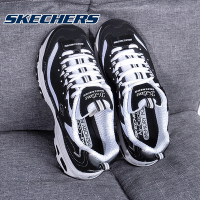 斯凯奇官网休闲鞋熊猫2022春季