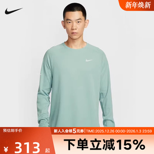 HV2706 针织衫 017 FIT速干华夫格跑步圆领长袖 Nike耐克男秋冬Dri