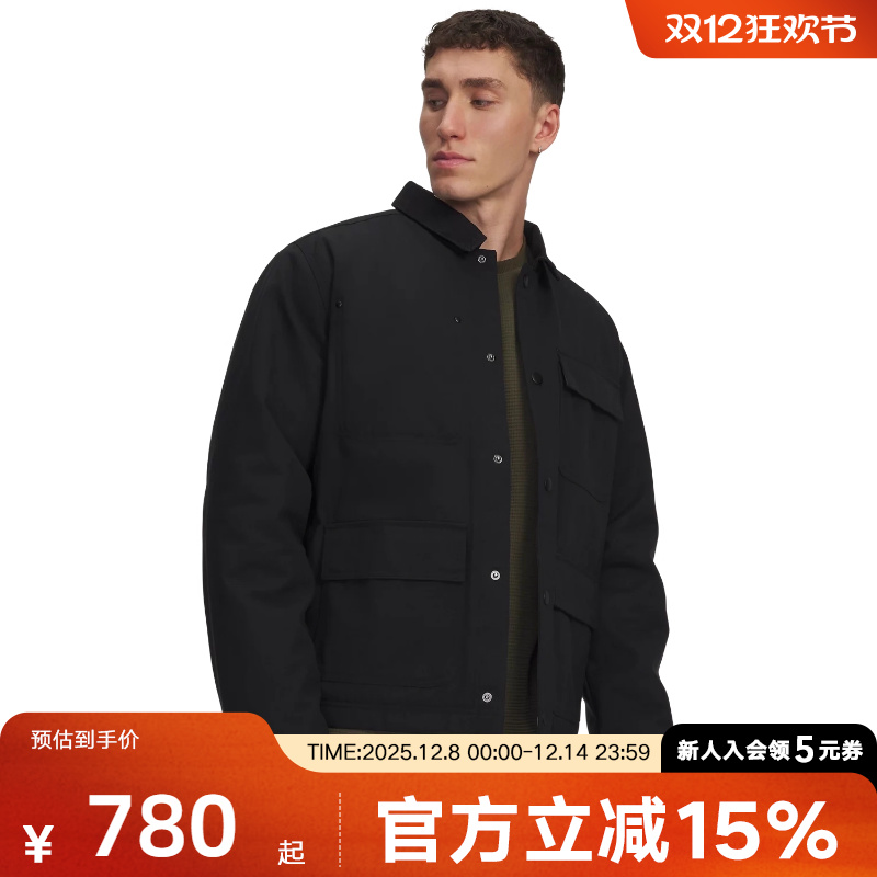 安德玛秋冬男士Expanse Utility运动休闲翻领夹克外套6000882-001