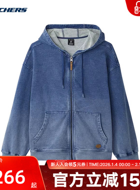 Skechers斯凯奇春新款男女款扎染设计潮流外套L125U008/053S