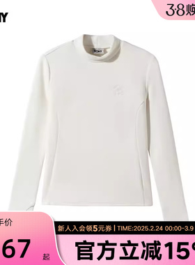 PONY1972秋冬新品女子吸湿保暖锁温防护长袖T恤243W2BT34