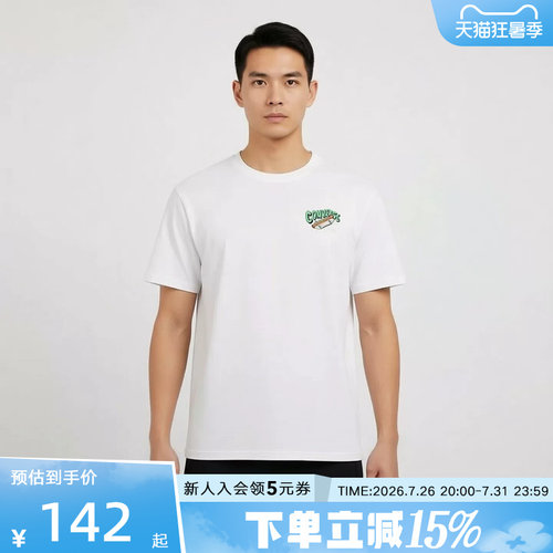 Converse匡威2026夏男士休闲运动时尚潮流宽松短袖T恤 MCJ751-W2Y