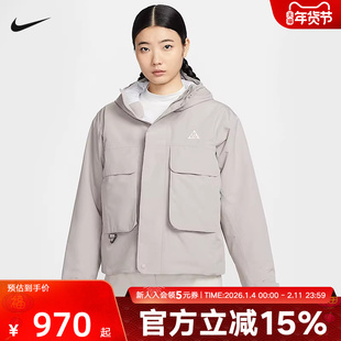NIKE耐克ACG棉服女STORM-FIT防风保暖夹克工装P棉外套FV7328-009