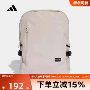 adidas阿迪达斯2025秋男女同款 运动双肩背包多口袋便携户外JZ4795