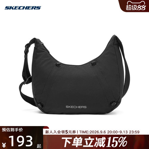 Skechers斯凯奇26夏新款男女包舒适运动系列单肩斜挎包 P226U021