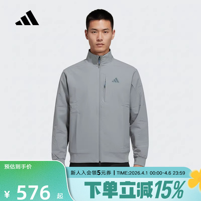 adidas阿迪达斯TH WIND JKT梭织夹克2026春男立领运动外套 KR2509