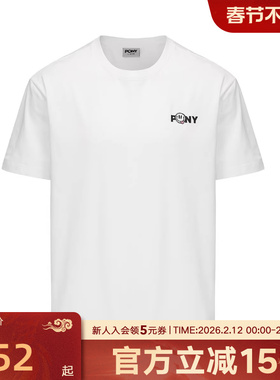 Pony波尼短袖索罗娜凉感时尚百搭运动舒适休闲T恤 252U2AT01RW