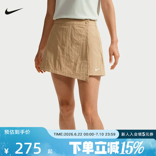 NIKE耐克2026夏季新款女子运动休闲A字半身裙短裤裙裤 IR1649-286