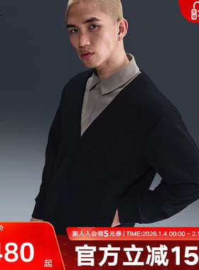 NIKE耐克外套男秋冬款2.47训练透气速干大V领运动夹克HQ6949-010