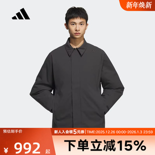 adidas阿迪达斯武宗系列男商务通勤拒水防风保暖中长款 棉服KC2518