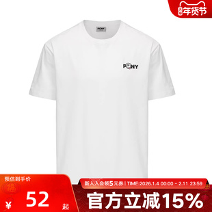 Pony波尼短袖索罗娜凉感时尚百搭运动舒适休闲T恤 252U2AT01RW