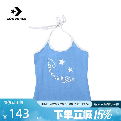 Converse匡威2026夏季新款女子吊带背心运动休闲上衣 WCK119-BH0
