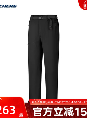 Skechers斯凯奇秋季新款男长裤舒适休闲运动裤长裤 P325M018/0018