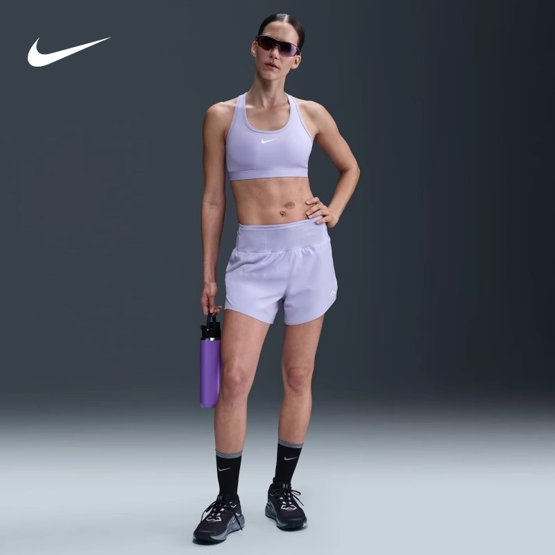 Nike耐克DRI-FIT女子速干越野跑步短裤含衬裤秋季户外HM0281-533